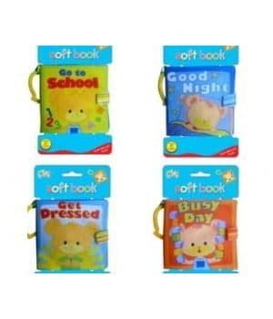 4pcs/set soft baby cloth books series