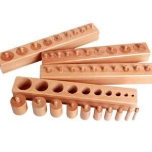 Montessori Cylinder Blocks - Full Set
