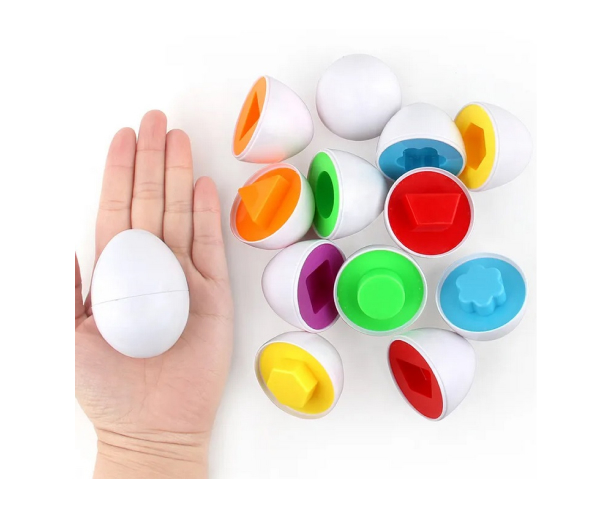 Matching Eggs Geometry Shape Sorter