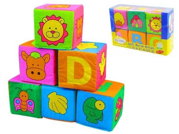Educational Cloth Blocks for Toddlers