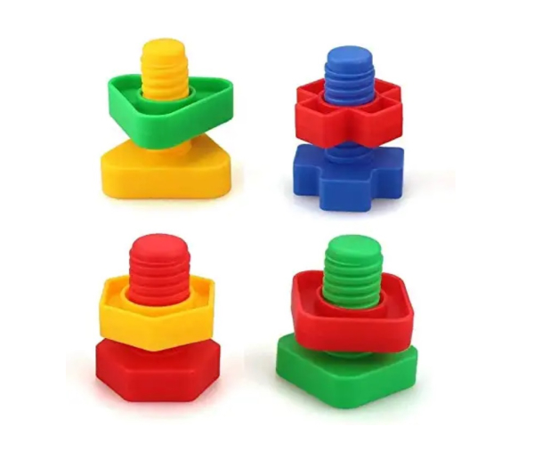 Nuts and Bolts - Shape Sorting and Learning Cognitive Development Toy