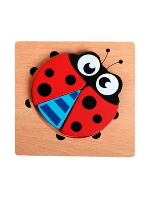 Toddler Puzzle - Ladybug Educational Toy
