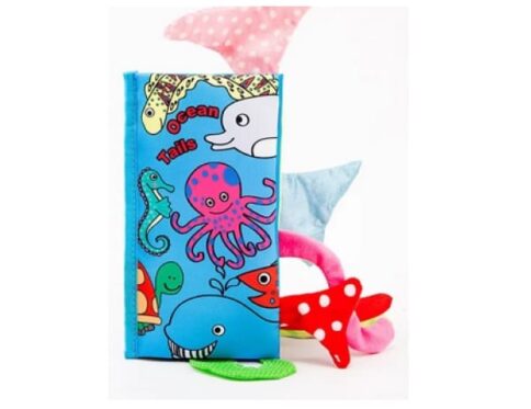 Washable Fabric Book - Ocean Tails