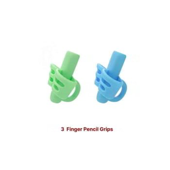 Finger Pencil Grip to Correct Pencil Holdings - 3 Finger Silicone Grips