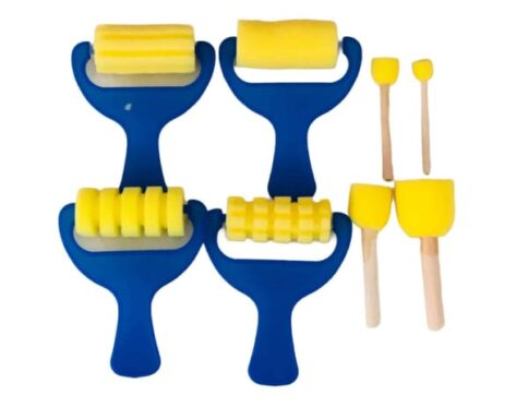 Sponge Roller Brush Set - Designs