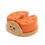 Ladybird Sorter - Sorting Activity Toddler Toy - Orange