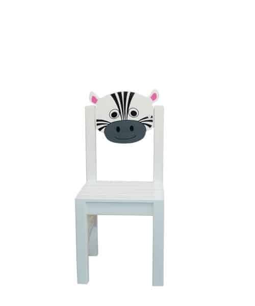 Nursery Wooden Chair Zebra