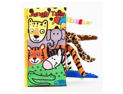 Jungly Tails – Washable Fabric Book