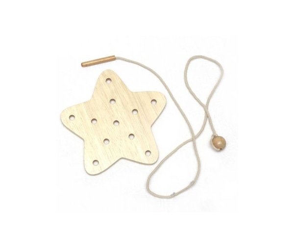Lacing Star - Threading Activity Toy