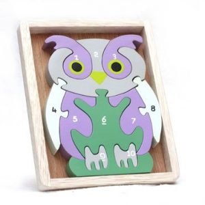 Owl Puzzle - 10 Wooden Puzzle
