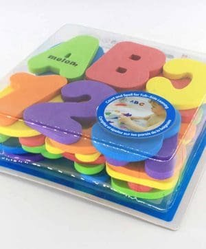 Alphabet and Numbers Bath Toy