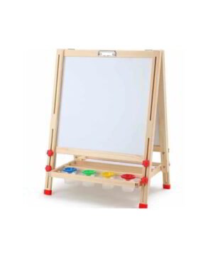 Black and White Board Easel With Accessories