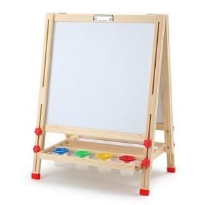 White board with easel