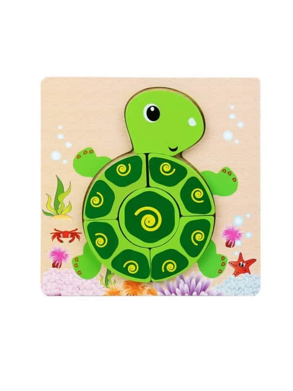 Toddler Puzzle - Turtle Educational Toy