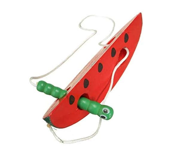 Hungry Caterpillar - Threading Activity Toy - Watermelon
