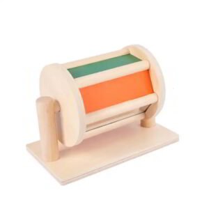 Spinning Drum - Wooden Educational Toy Drum for Kids