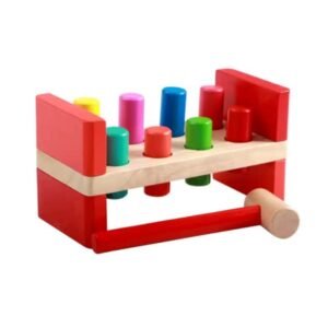 Pound and Play Wooden Pounding Bench