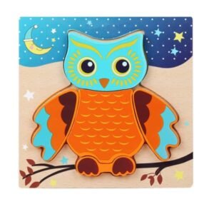 Toddler Puzzle - Owl Educational Toy