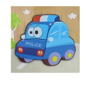 Toddler Puzzle - Police Car Educational Toy