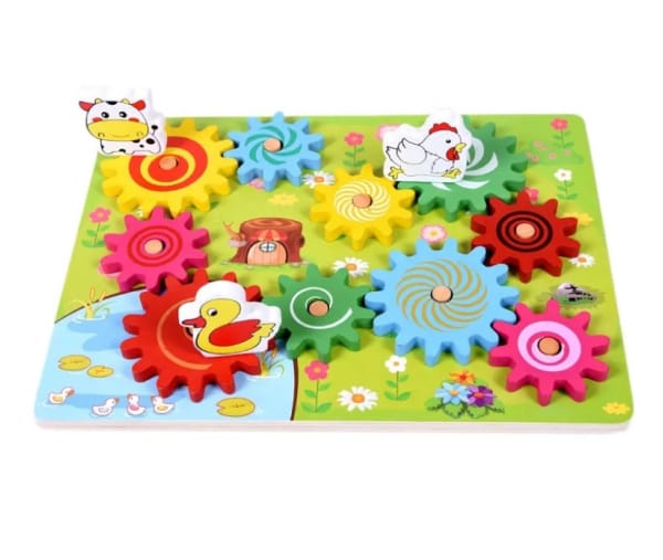 Cogs and Gears-Board Early Learning Educational Toy