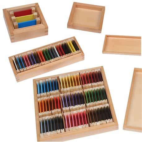 Montessori Colour Tablets Set - All 3 Boxes