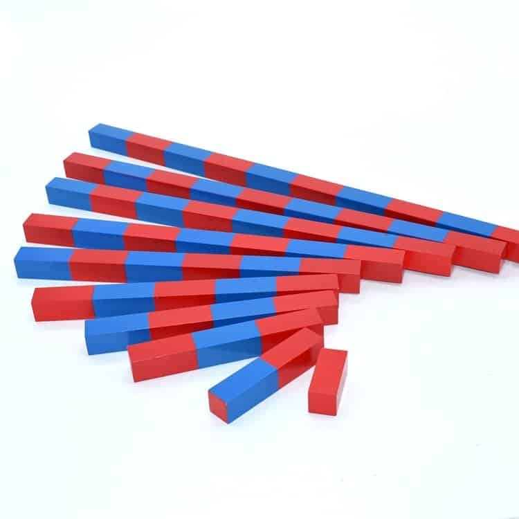 Montessori Number Rods